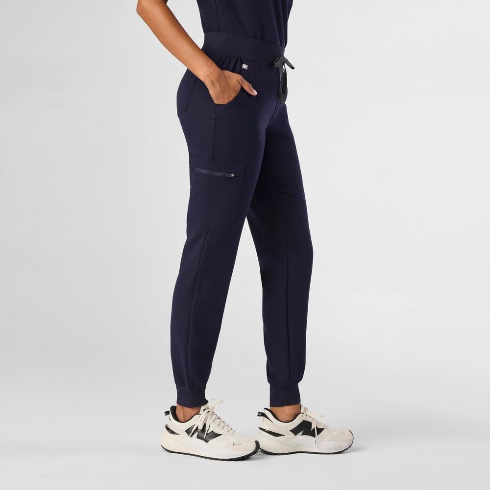 FIGS Zamora Jogger Scrub Pants Navy Blue Size Small (S)
